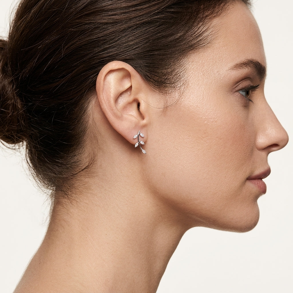 Celestial Vine Diamond Earring