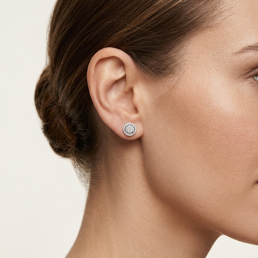 Celestial Cluster Diamond Earring