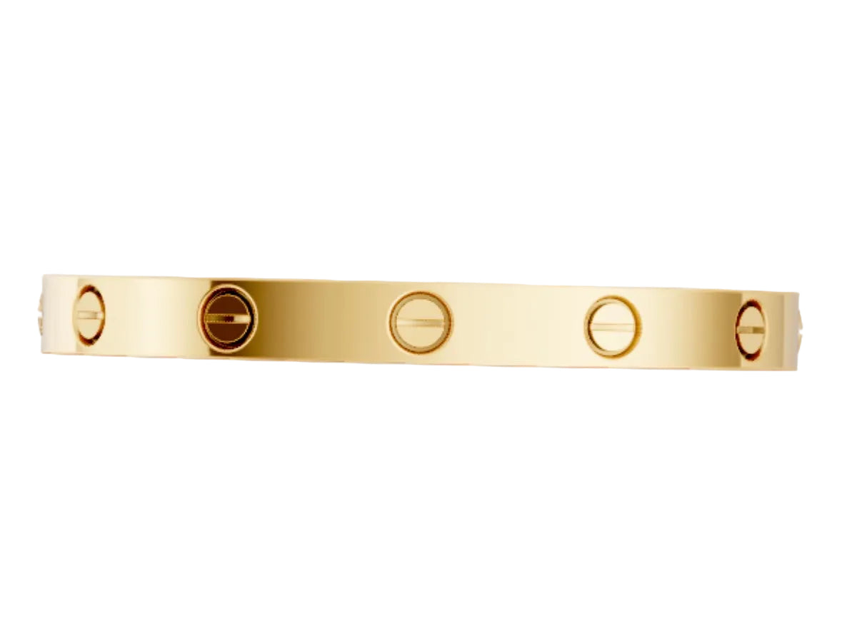18k Gold Love Solid Bracelet