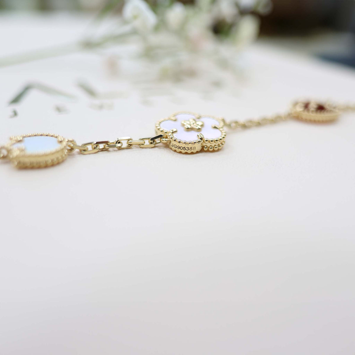 18k Gold Spring Bracelet