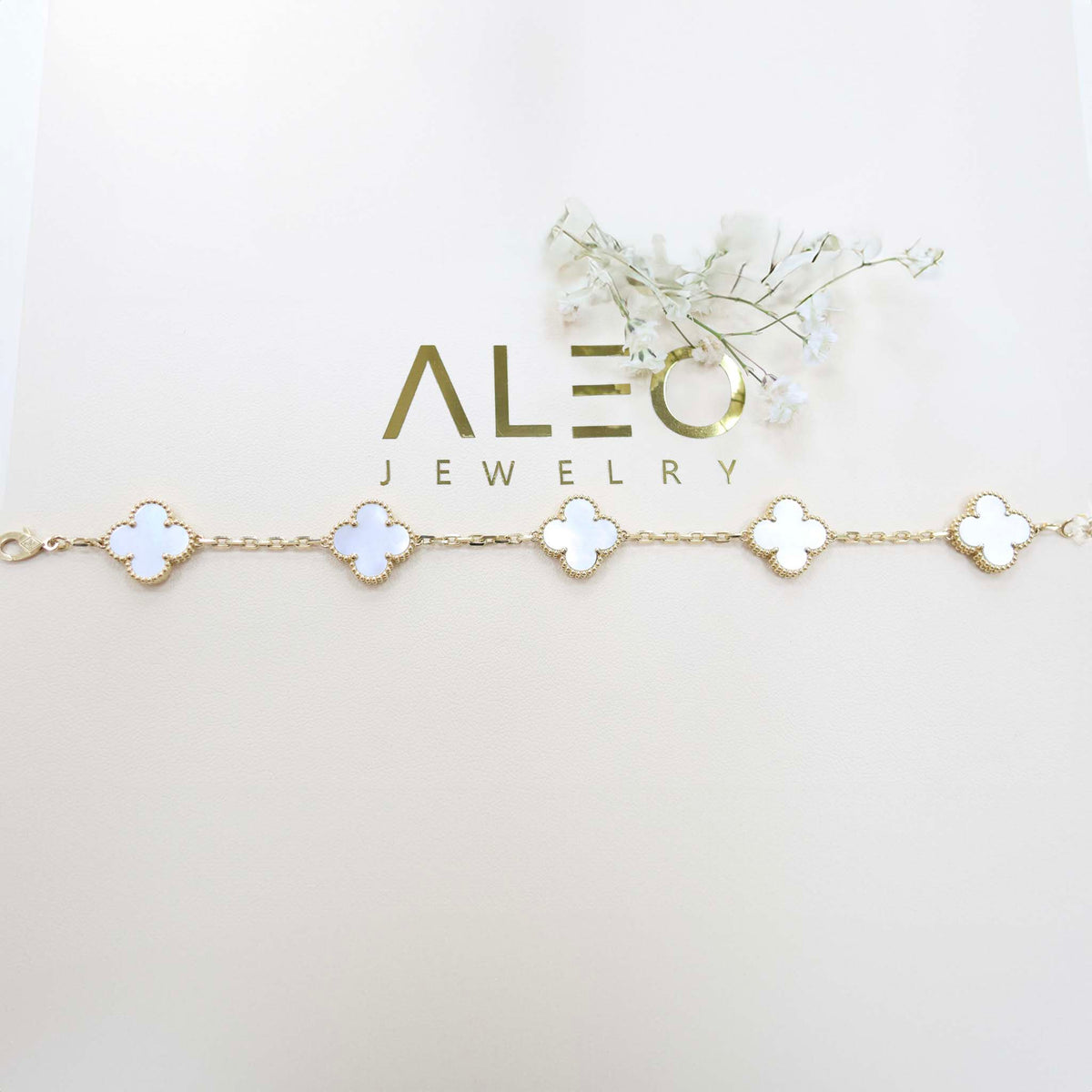 18k Gold MOP Bracelet