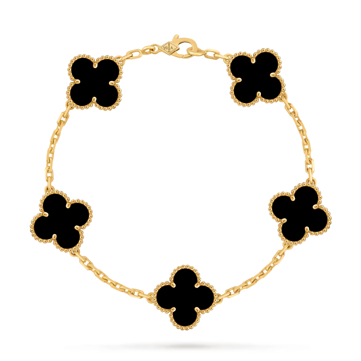 18k Gold Onyx Bracelet